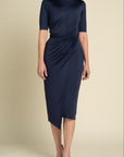 ELIZABETH — Draped Silk Jersey Dress