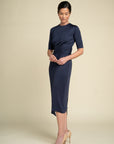 ELIZABETH — Draped Silk Jersey Dress