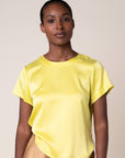 LOTUS — Sueded Silk T-Shirt