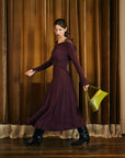 The LOUISE Knit Skirt - Wine