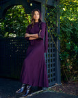 The LILY Knit Cardigan - Wine