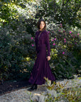 The LOUISE Knit Skirt - Wine