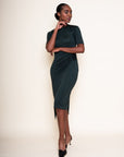ELIZABETH — Draped Silk Jersey Dress