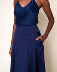CLEMENTINA — Sueded Silk Camisole