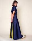 ELLA — Asymmetrical Pleated Dress