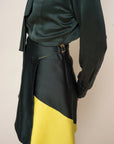 ANITA — Architectural Wrap Mini Skirt