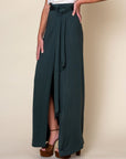 REINA — Silk Jersey Wrap Skirt