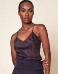 CLEMENTINA — Sueded Silk Camisole