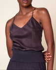 CLEMENTINA — Sueded Silk Camisole