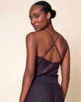 CLEMENTINA — Sueded Silk Camisole