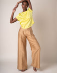 MATTIE — Pleated Wide-Leg Trouser