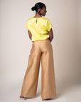 MATTIE — Pleated Wide-Leg Trouser