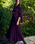 The LILY Knit Cardigan - Wine
