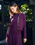 The LOLA knit top - Wine
