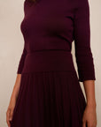The LOUISE Knit Skirt - Wine