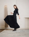 The LOUISE Knit Skirt - Black