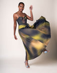 GWENTYH — Pleated Corset Dress